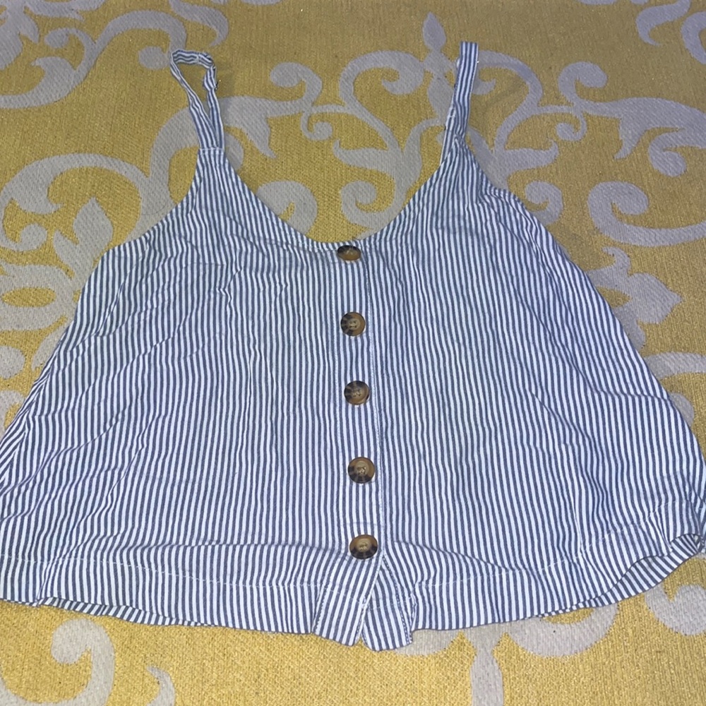 Striped Hollister California top! XS, button down, new with out tags!